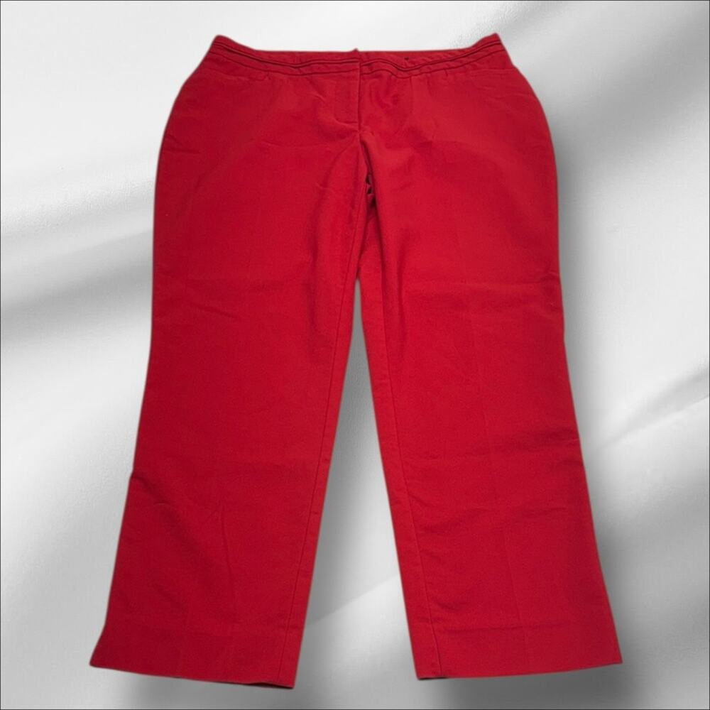 RAFAELLA Women’s 12 Red Ankle Pant